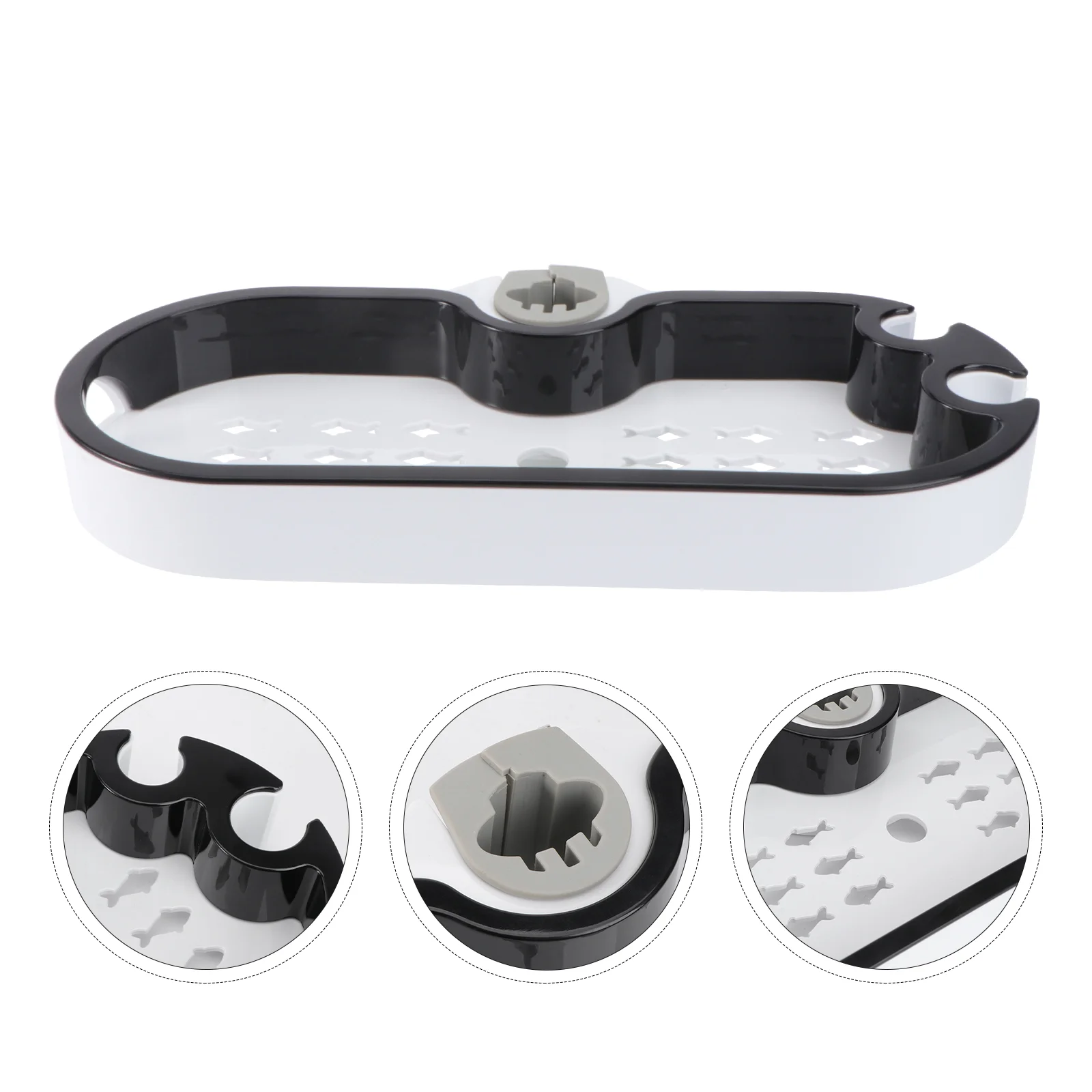 

Shower Soap Holder Hangingshampooplate Mounted Wall Dish Head Tray Organizer Bathroom Steel Stainless Box