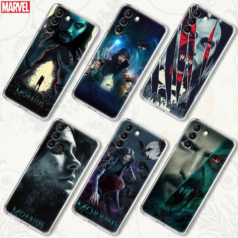 

Marvel Morbius Dr. dark night Silicone Case for Samsung Galaxy S21 S20 FE S22 Ultra S10e S9 Plus 5G Soft Clear Phone Cover Coque