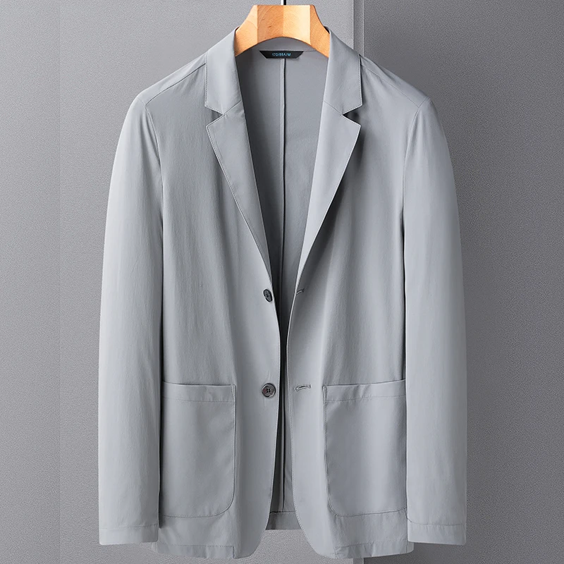 

Senior sense ice silk leisure suit men's loose drape coat Korean version of the trend2023spring and autumn new men's suit jacket
