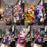 harley quinn phone case for iphone 13 12 11 pro mini xs max 8 7 plus x se 2020 xr cover