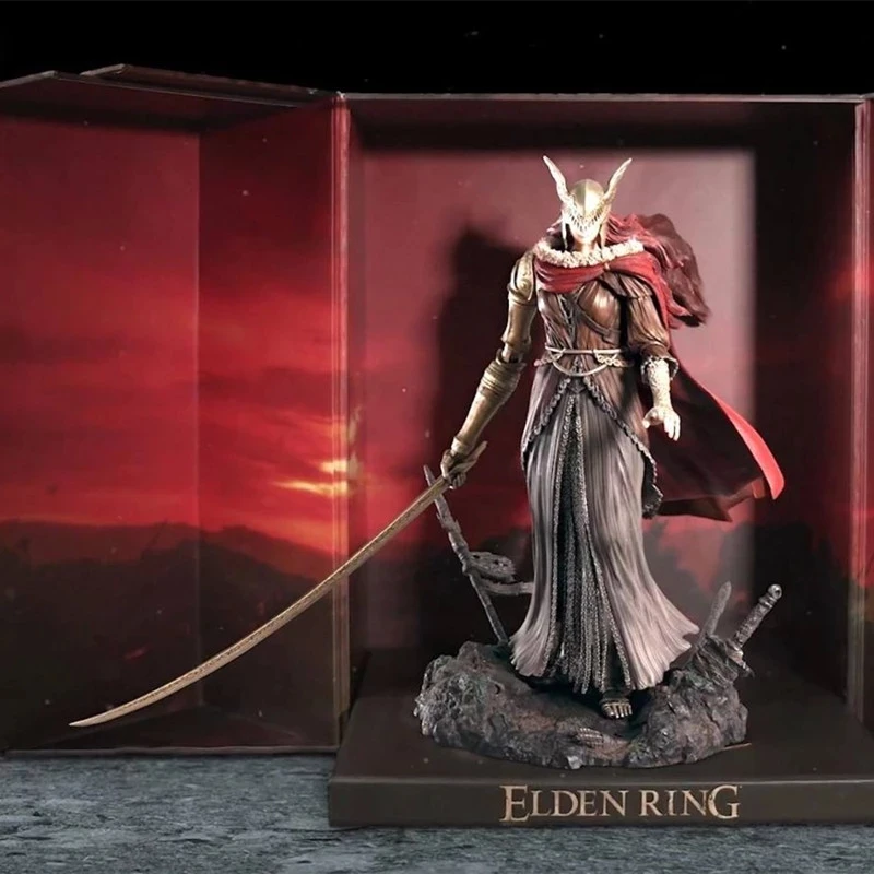 New Elden Ring Figures Valkyrie Game Boss Malenia Blade of Miquella Anime Keychain Doll Figures Pendent Children Toys
