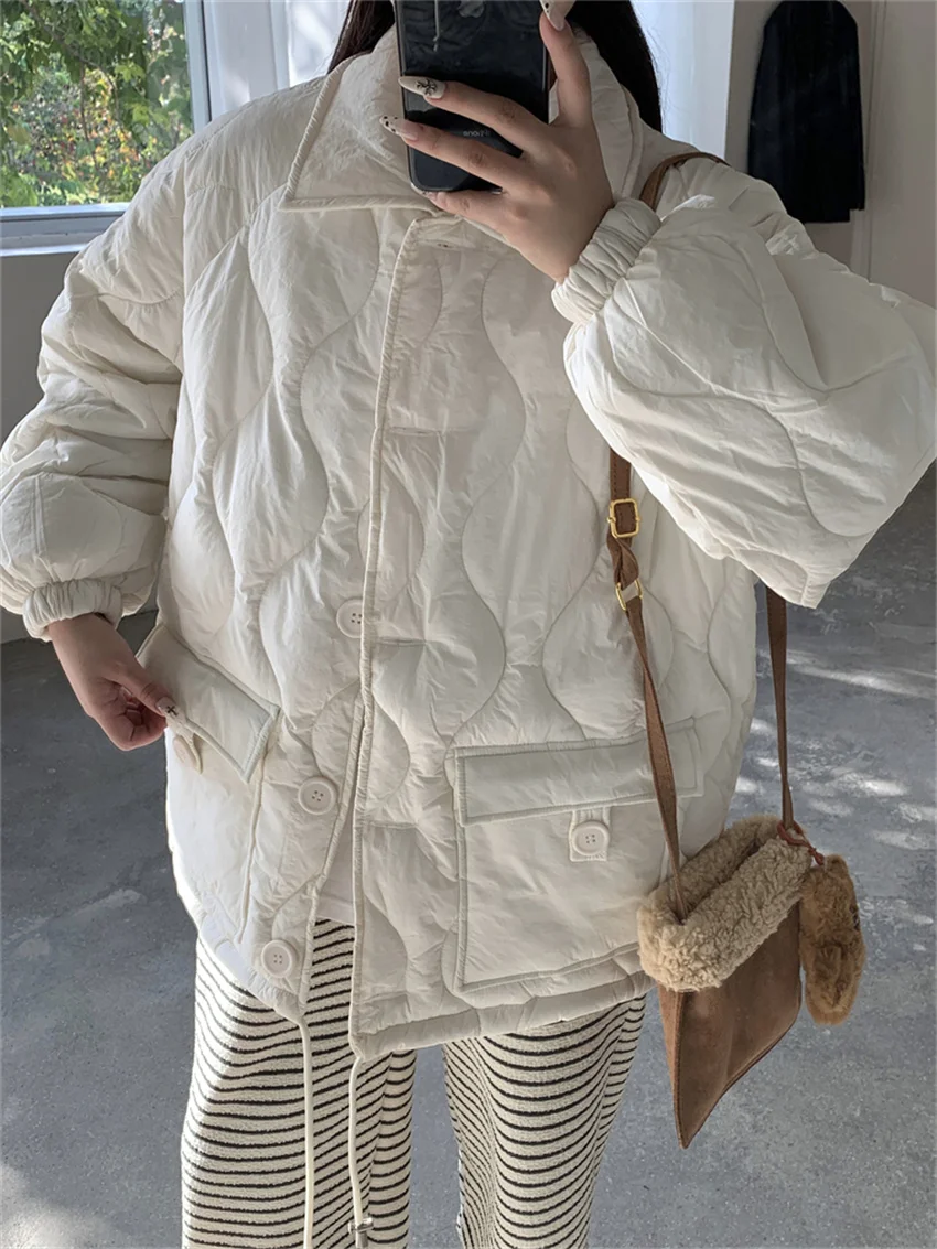 PLAMTEE шикарные хлопковые куртки новые милые повседневные женские парки с