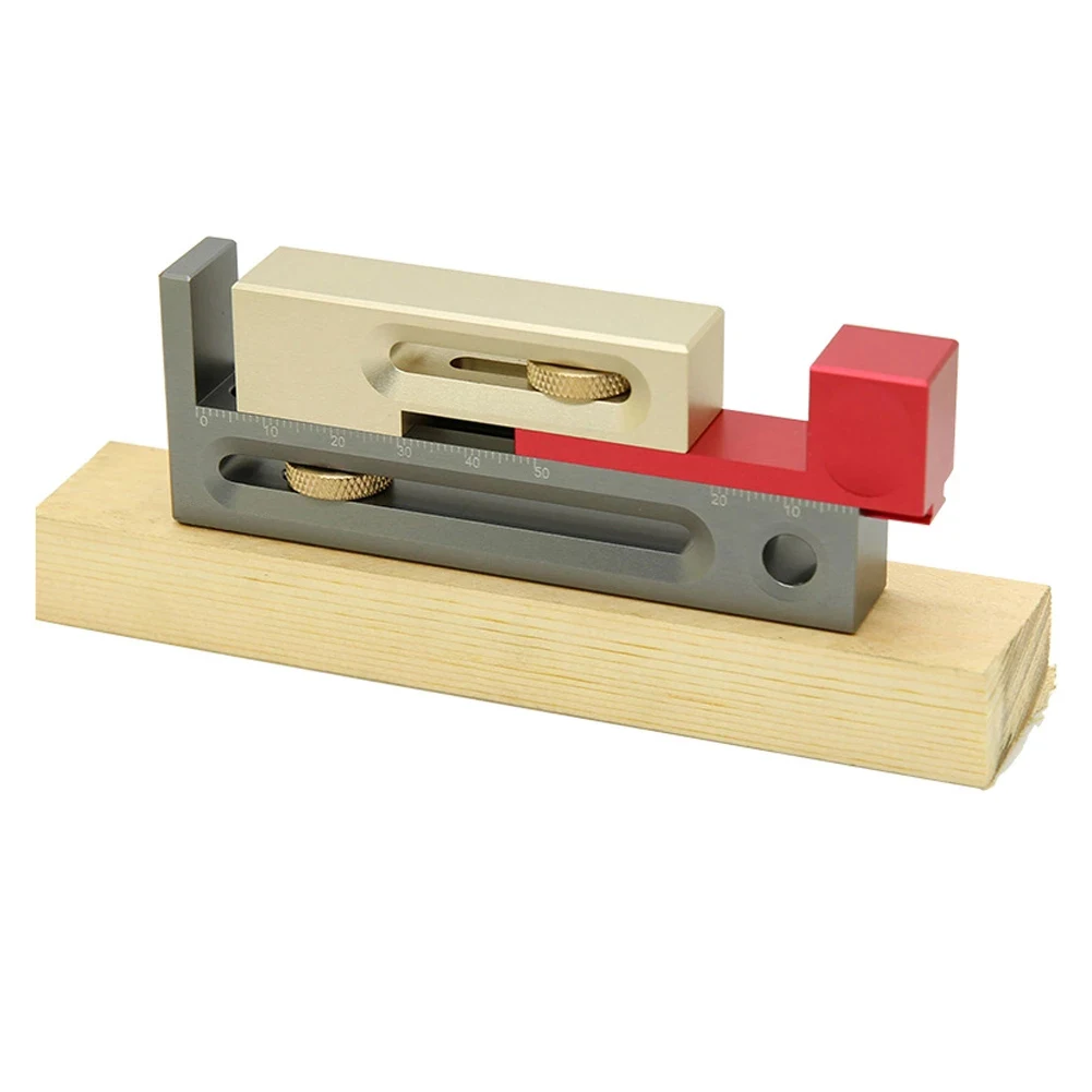 

1 Pcs Table Saw Slot Adjuster Mortise Ruler Table Saw Slot Adjuster Measuring Instrument Regulator Seam Woodworking Tools