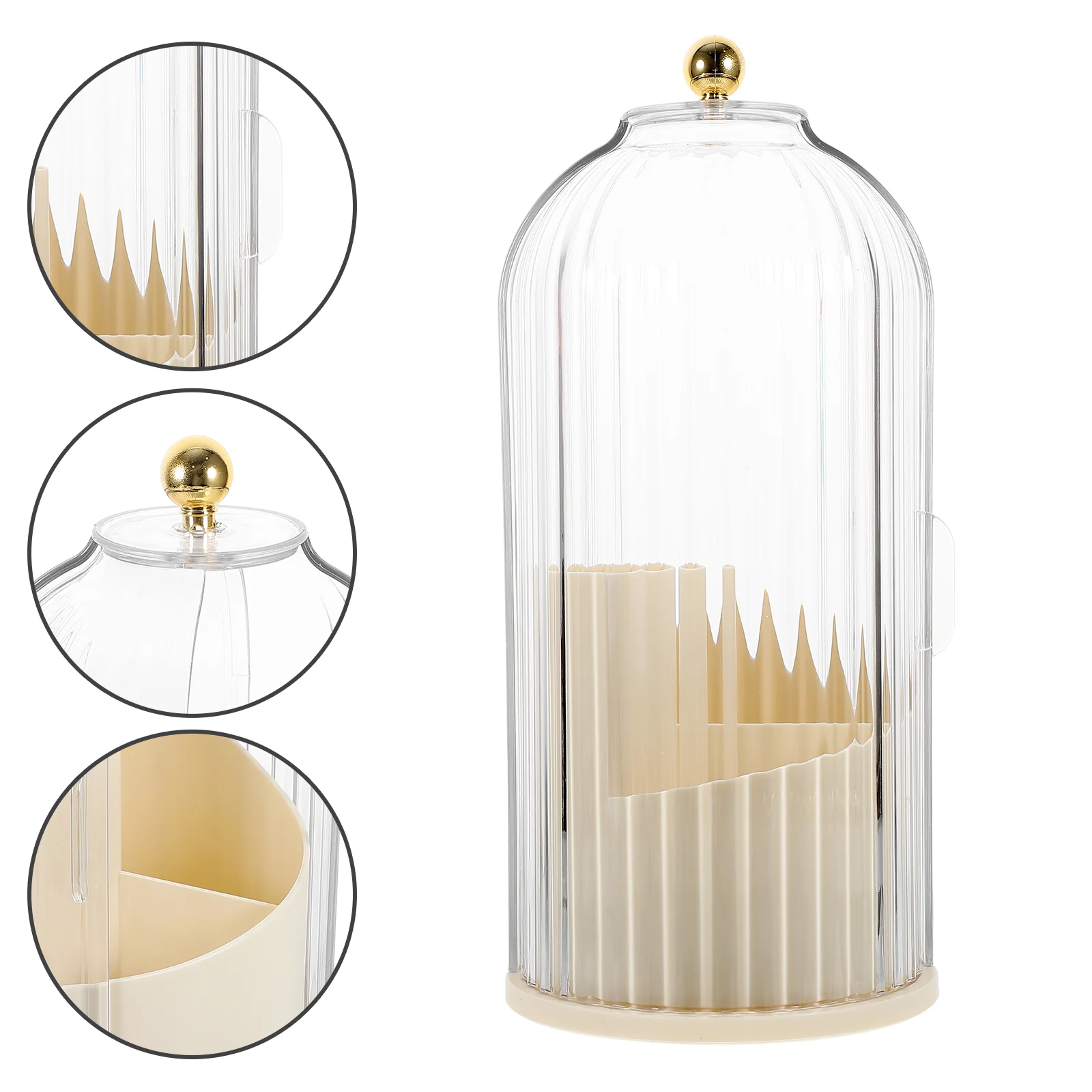 

Eyeliners Eyeshadow Eyebrow Holder Desktop Storage Box The Birdcage Skin Care Product