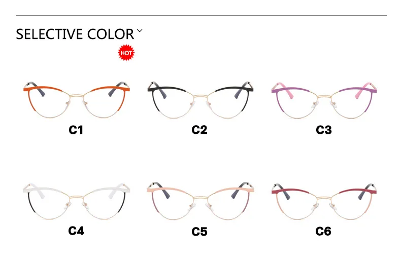 Модные очки для близорукости кошачий глаз с маленькой оправой от 0 до 5-1-1 25-1 5-1 75