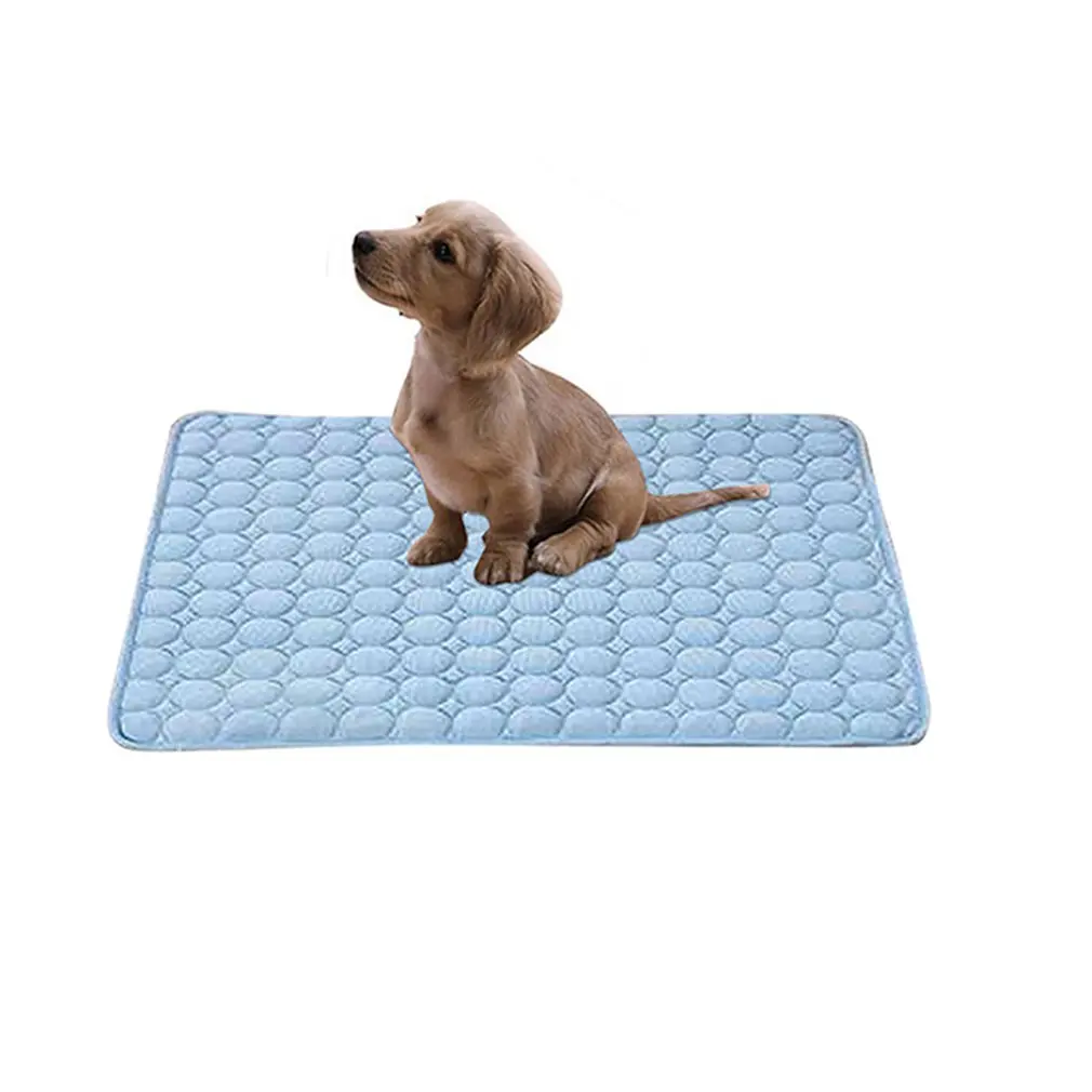 

6 Sizes Washable Cooling Mat for Dogs Cats Kennel Mat Breathable Pet Crate Pad Cusion Sleep Mat Pet Self Cooling Mat