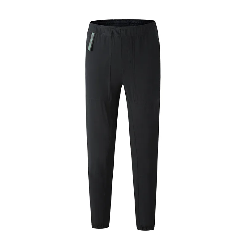 Outdoor sports pants men summer thin ice silk quick-drying breathable running fitness training casual trousers exercise clothing