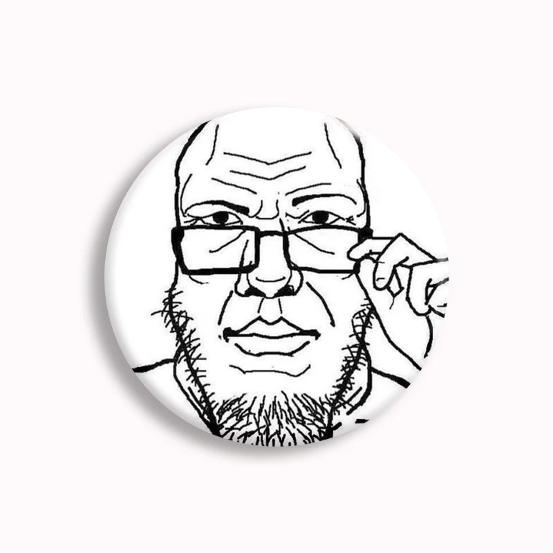 

Булавка Wojak Soyjak "Its Over"