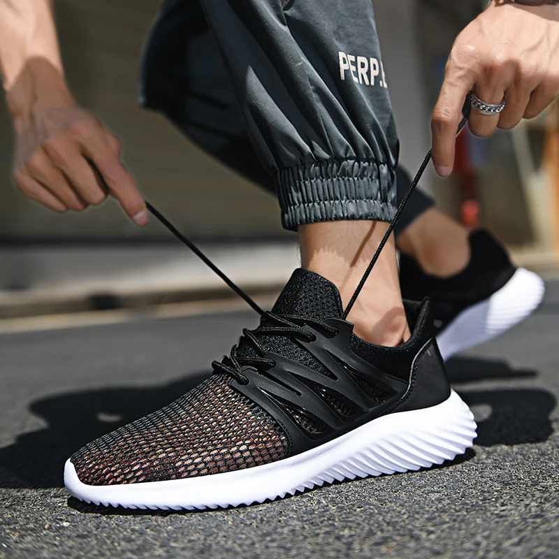 

New Shoes Men Loafers Light Walking Breathable Summer Comfortable Casual Shoes Men Sneakers Zapatillas Hombre Plus Cutout Summer