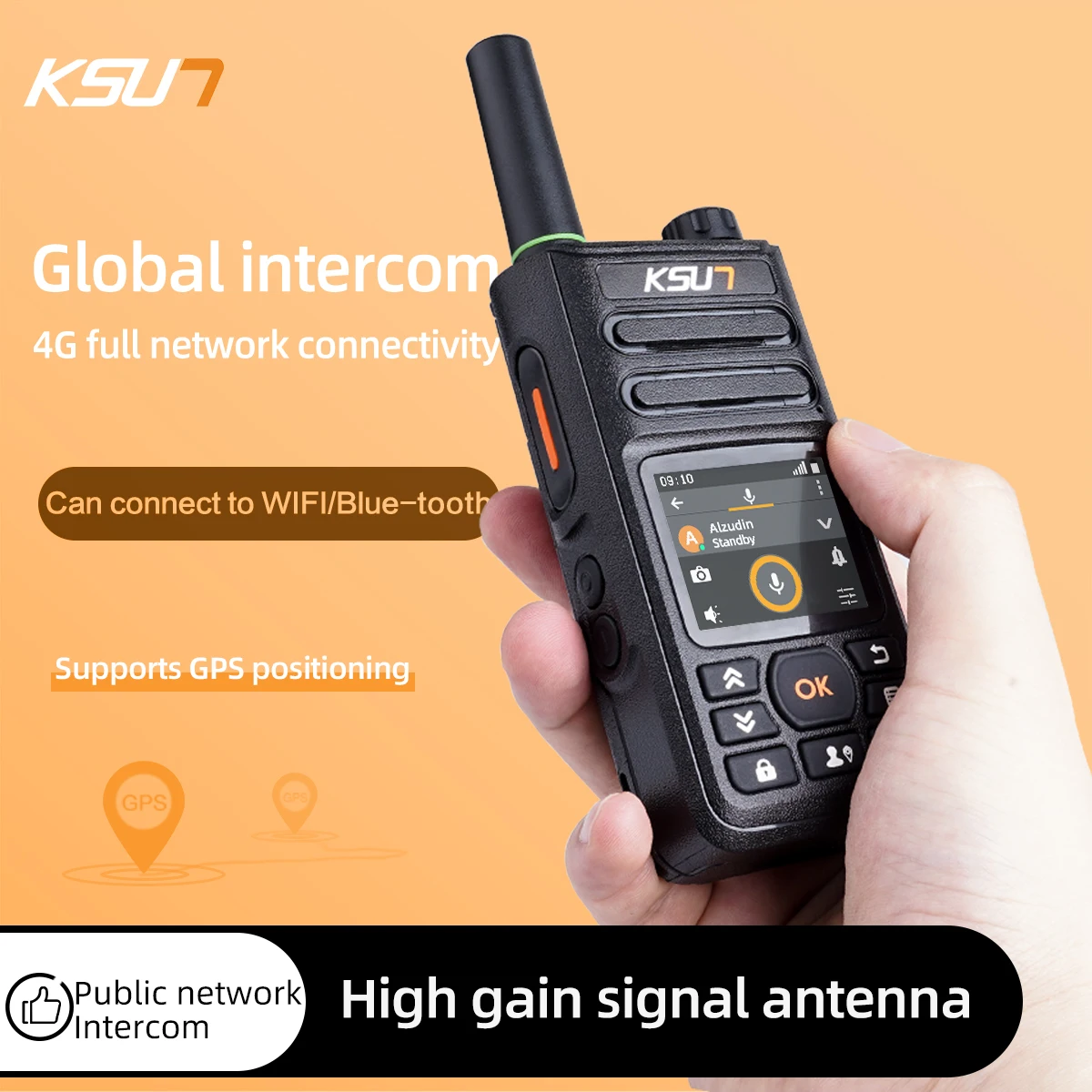 Портативная рация KSW-ZL18 4G с поддержкой Zello