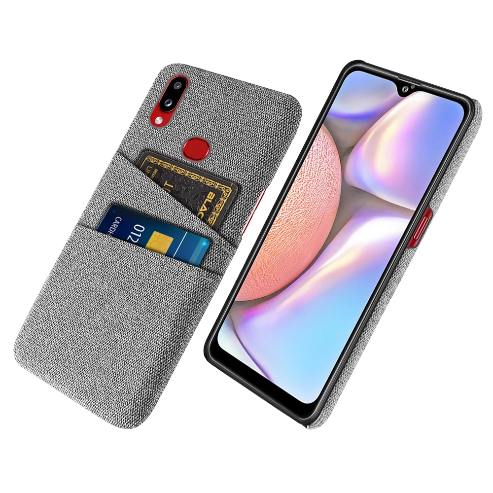 

Cloth Case For Samsung A10S Case 2019 Luxury Fabric Dual Card Cover For Samsung Galaxy A10 Case A 10s Phone Coque 6.2'' Funda