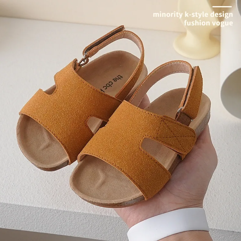 

Летние детские повседневные сандалии; Однотонные пляжные туфли для девочек для маленьких мальчиков; Сабо для малышей; Детские шлепанцы