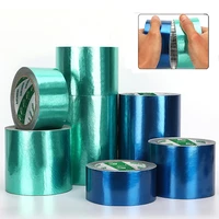 super waterproof pe tarpaulin repair tape rainproof cloth adhesive tape outdoor awning tape tent canopy canvas tape green blue