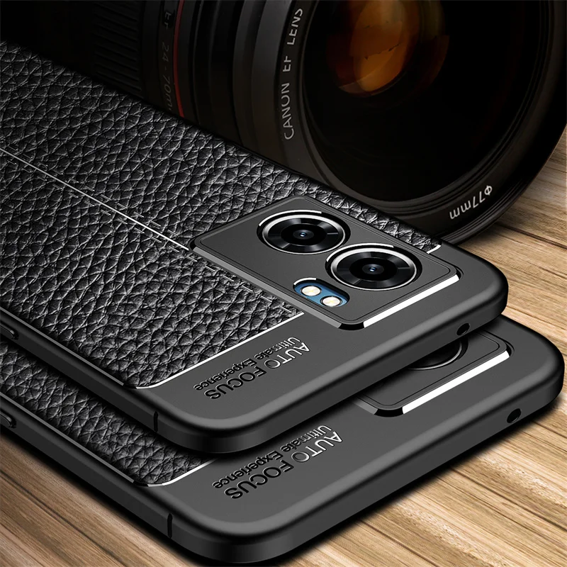 For OPPO A77 5G Case Cover For OPPO A77 5G Capas Shockproof Phone Bumper New Back Soft TPU Leather For Fundas OPPO A77 5G Cover