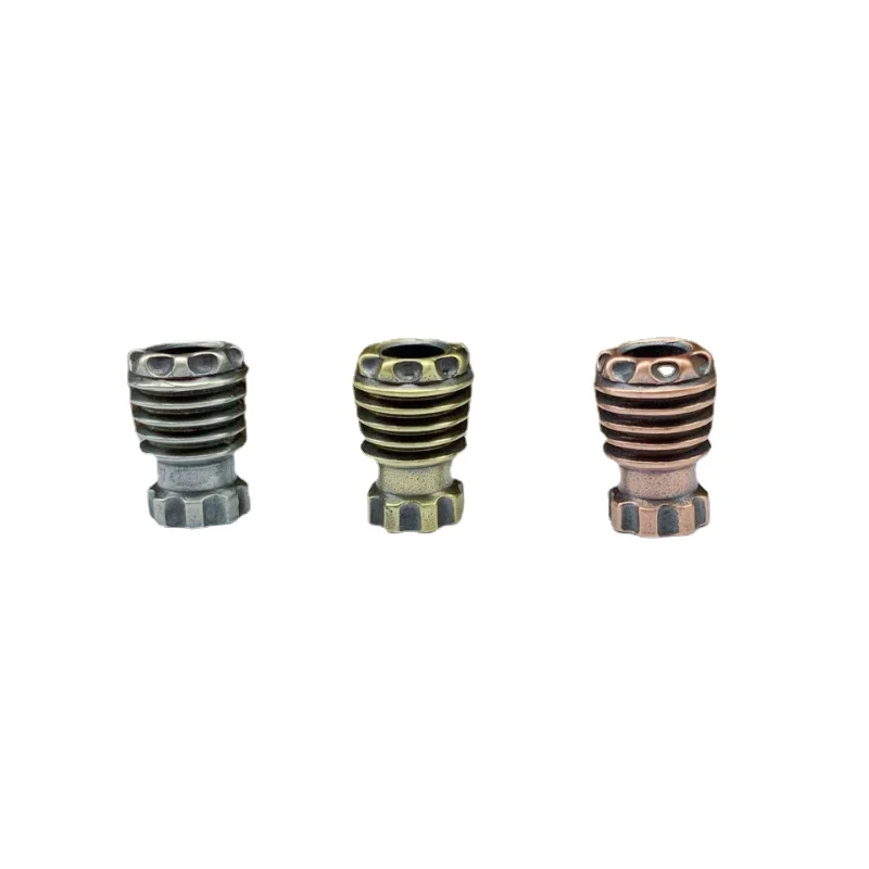 

Small Titanium Alloy Knife Beads Paracord Umbrella Rope Cord Outdoor EDC Gadgets Pendant