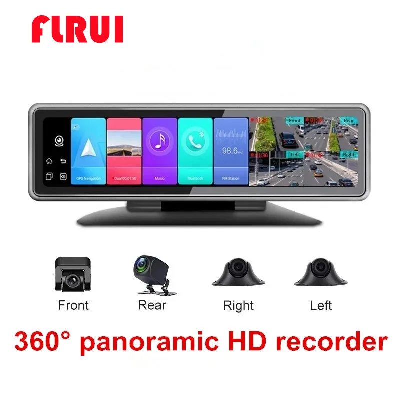 

12 Inch 4G Android 9.0 Dash Cam Dashboard Car DVR For Auto Rearview Mirror WiFi HD Video Recorder GPS Navigation Registrator