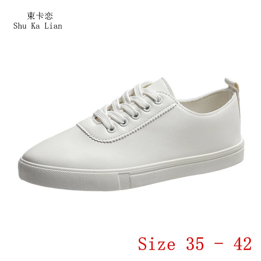 

Женская обувь на плоской подошве, Весенняя трендовая повседневная спортивная обувь для женщин, Новая удобная Белая обувь на платформе с вул...