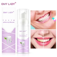 omy lady fresh shining green tea extract tooth cleaning mousse toothpaste teeth whitening oral hygiene removes plaque stains