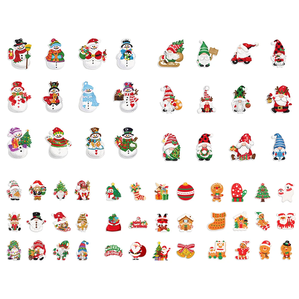12 шт. акриловые рождественские мультяшные 5D DIY Алмазные художественные подвесные