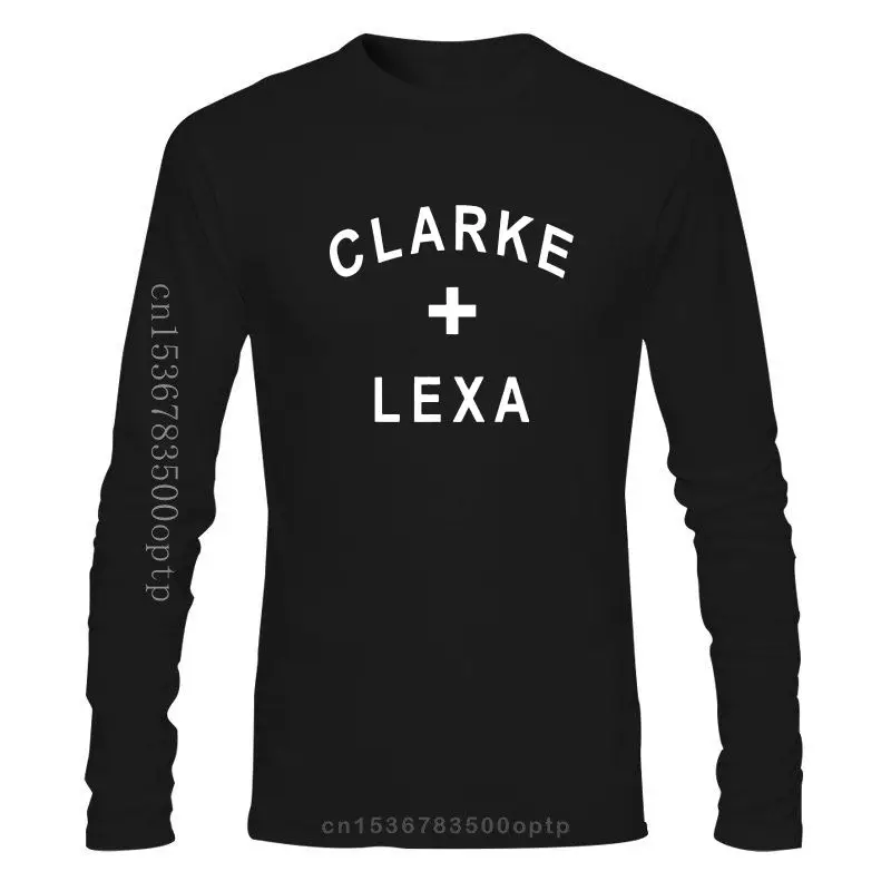 

Новая мужская одежда Clarke и Lexa 100, любимая ТВ парная футболка