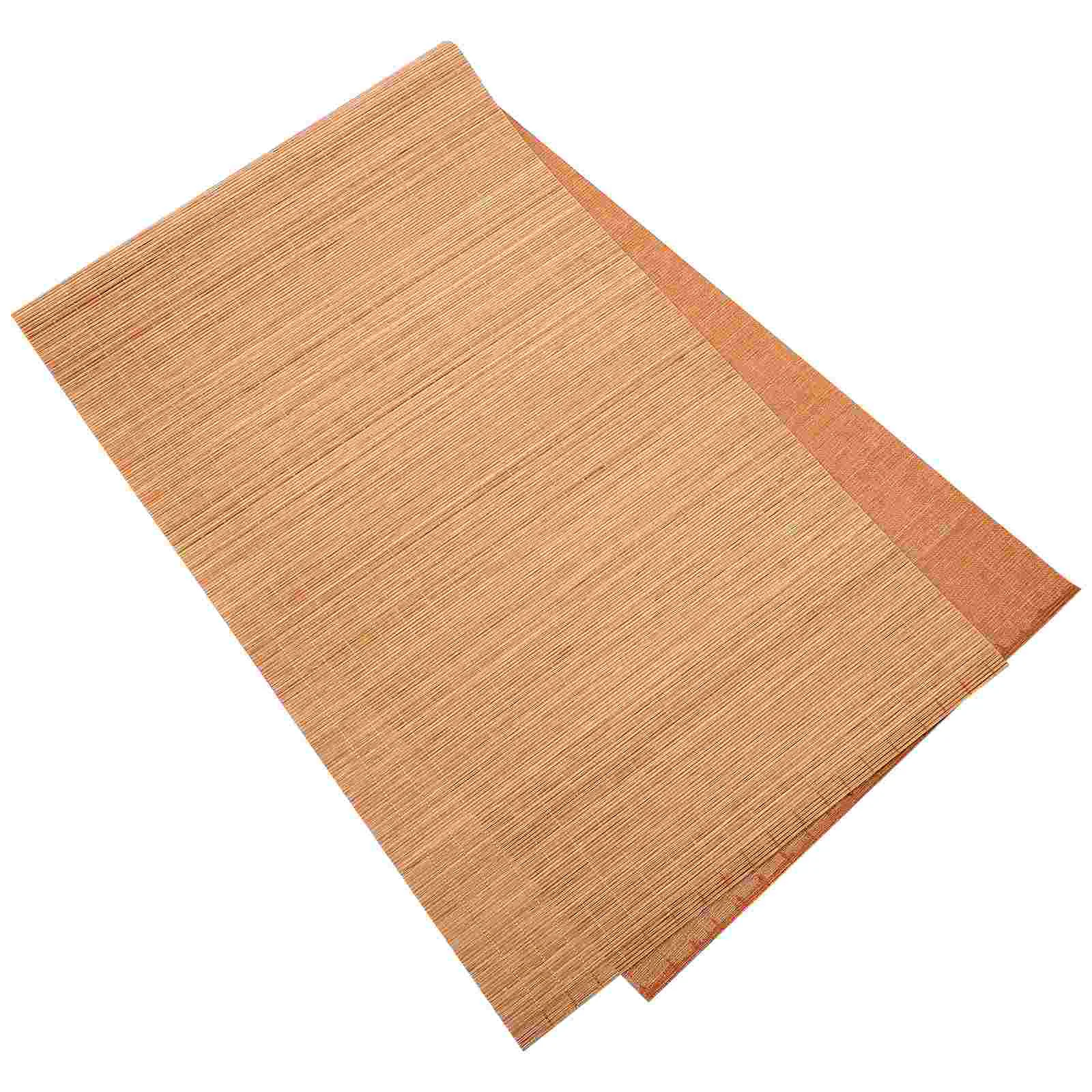 

Table Runner Tea Mat Fu Placemat Dining Wood Natural Tablecloth Rectangular Cover Placemats Woven House Rustic Curtain Covers