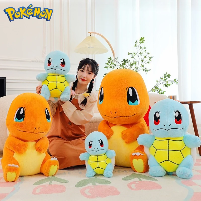 Фото 35-60 см большой размер Pokemon Charmander плюшевые сквиртл мультфильм аниме Peluche орнамент удобная мягкая кукла детская игрушка в подарок №1