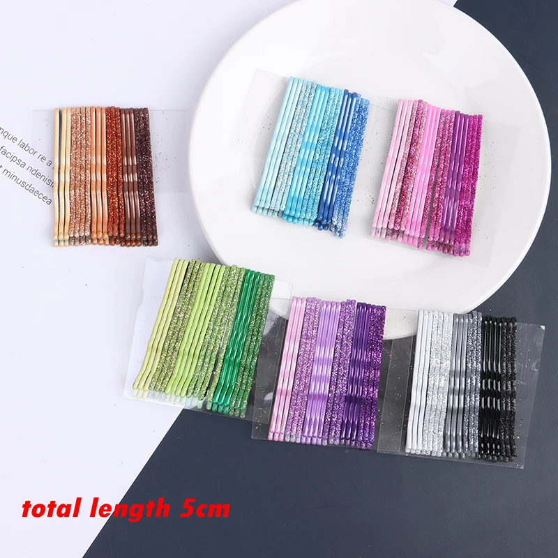 

24Pcs Hair Clips BB Pins Wavy Fashion Hairpins Metal Barrettes Invisible Wave Hairgrip Hair Clips Accessories