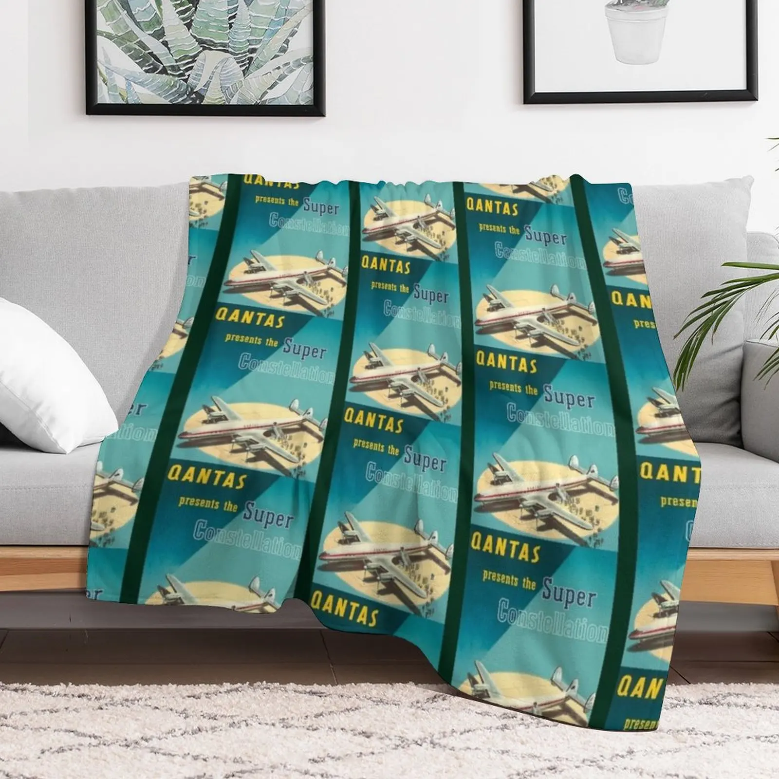 Одеяло Qantas Constellation 1951 года большие одеяла для сна