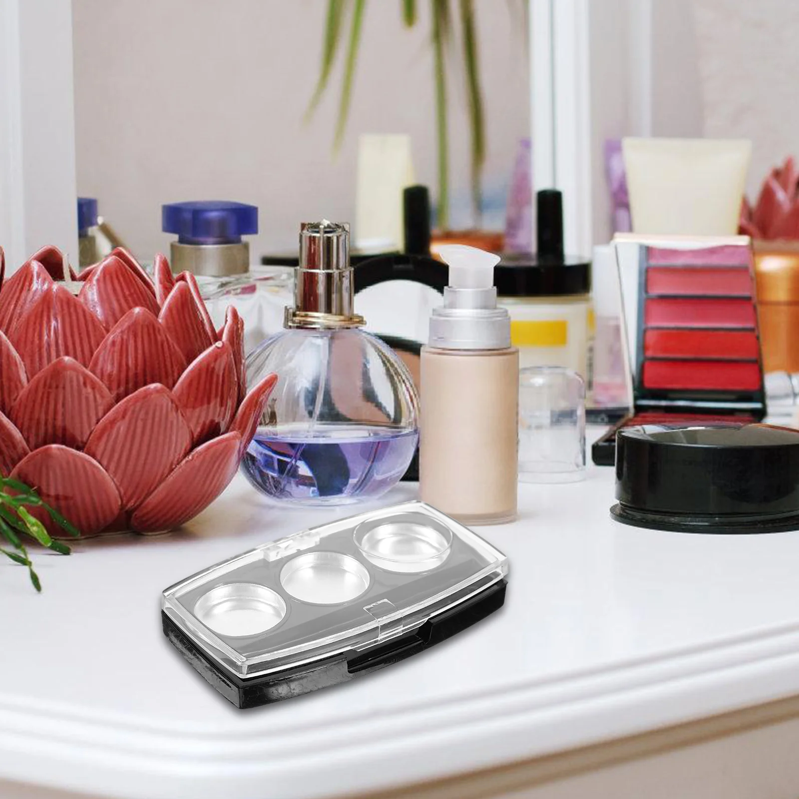 10 шт. палитра коробки для теней век пустой лоток макияжа консилер-органайзер