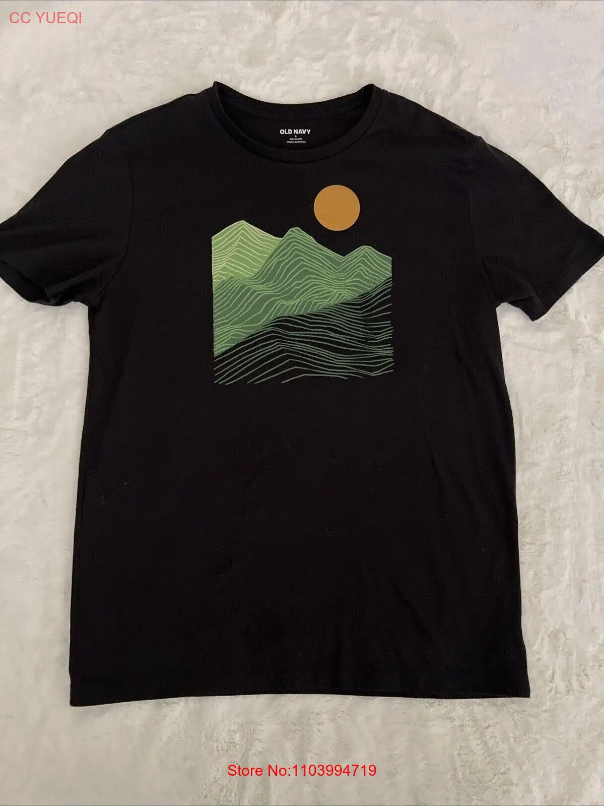 Мужская футболка с коротким рукавом принтом