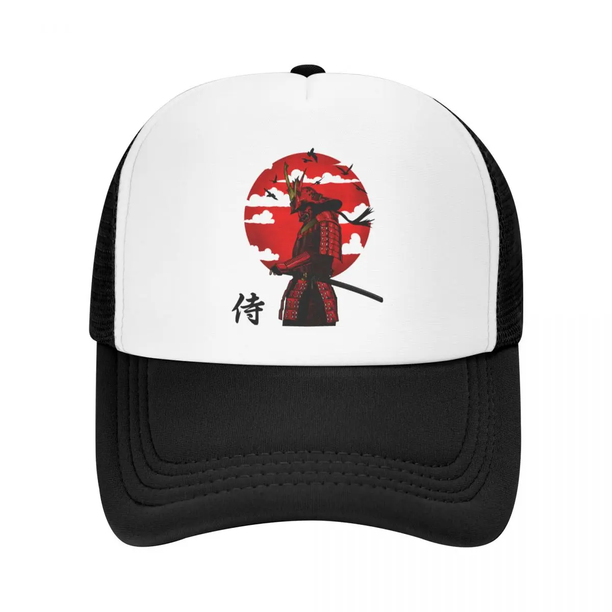 

Classic Japanese Samurai Warrior Trucker Hat Women Men Custom Adjustable Unisex Baseball Cap Spring Snapback Caps