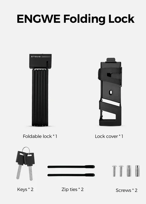 Велосипедный Замок ENGWE складной велосипедный замок для двигателя велосипеда