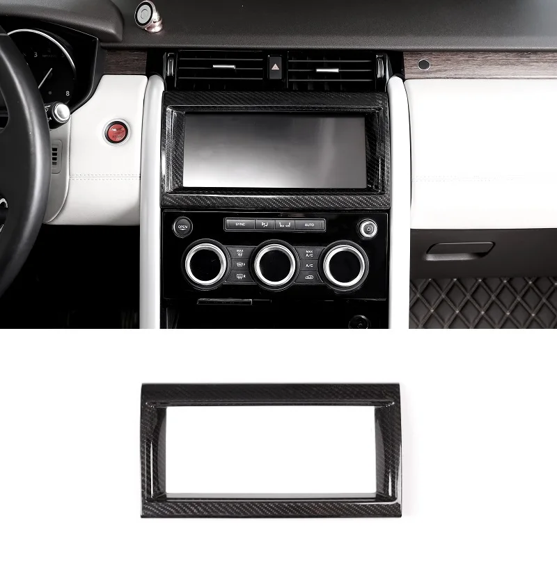 Настоящее углеродное волокно внутренняя навигационная рамка накладка подходит