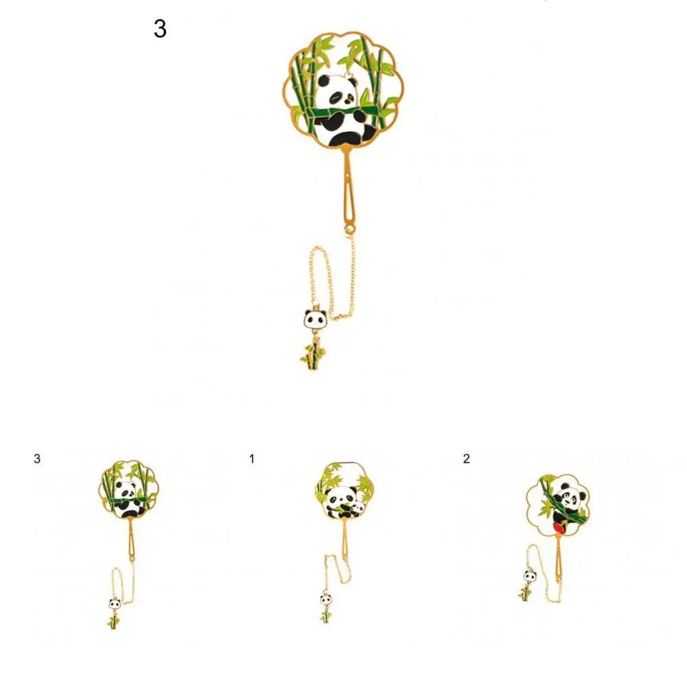 

Great Long Lasting Eco-friendly Unique Designed Panda Metal Bookmarks Gifts for Students Panda Bookmark Diary Bookmark