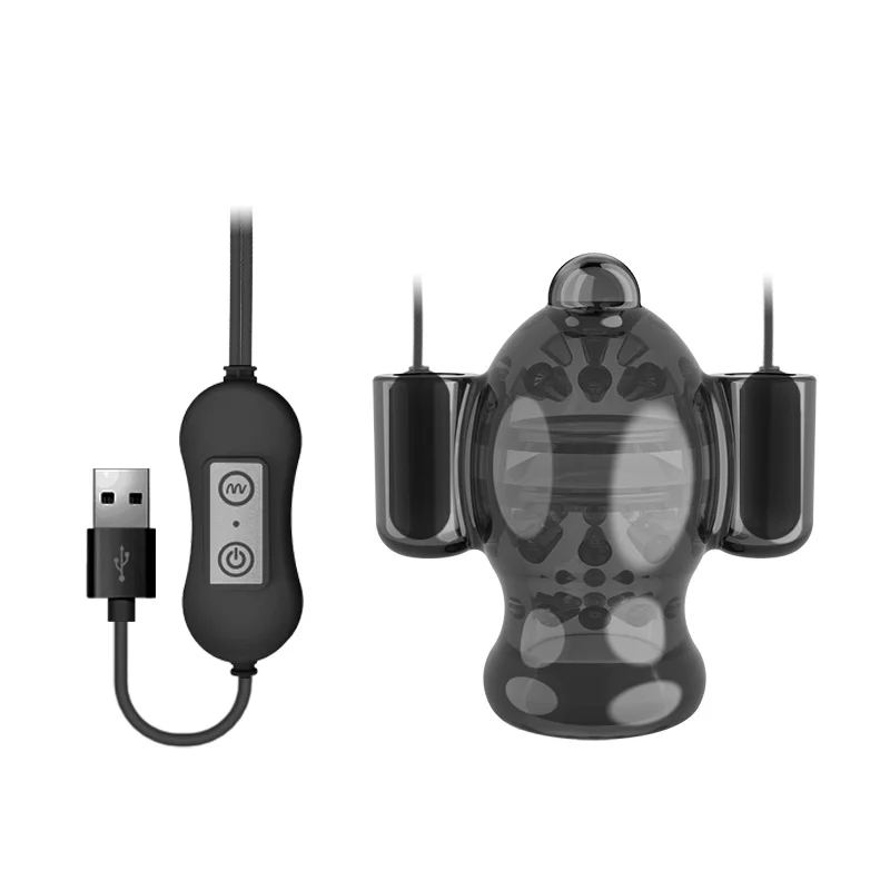 Массажер для пениса мужская мастурбация секс-игрушки мужчин вибратор головки