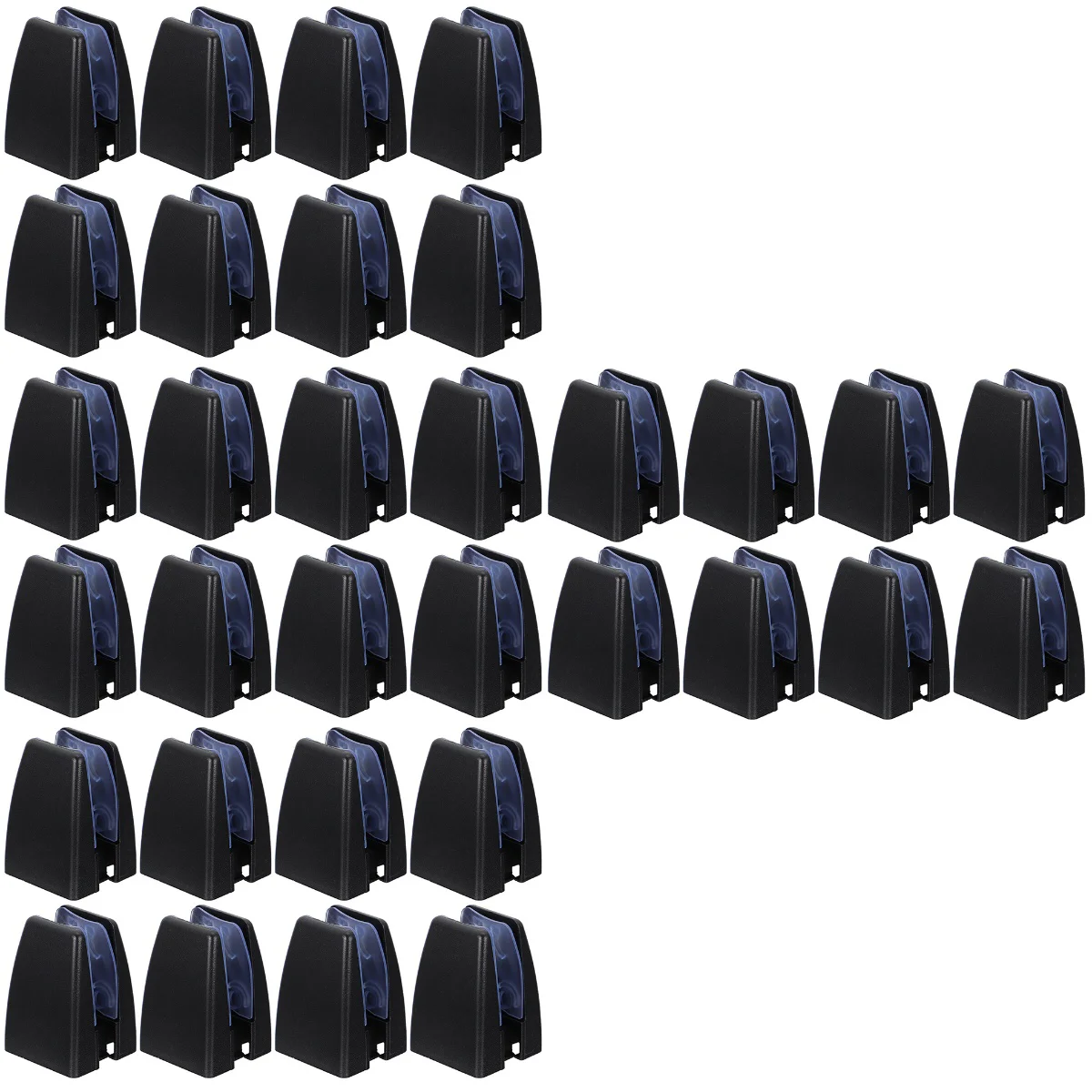 

32 pcs Office Desktop Screen Holders Partition Bracket Shelf Clips Clapboard Clamps