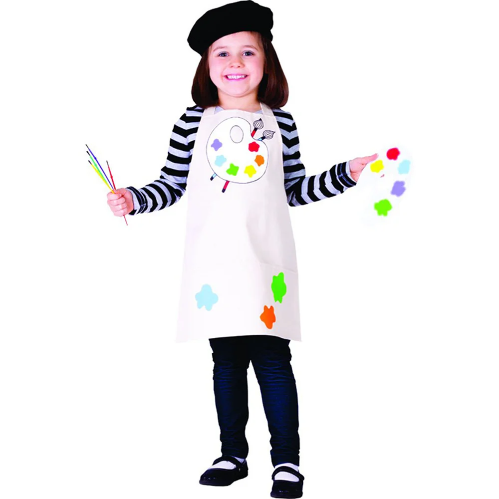 Красивая профессиональная одежда художника костюм художника Косплей Хэллоуин костюм для детей