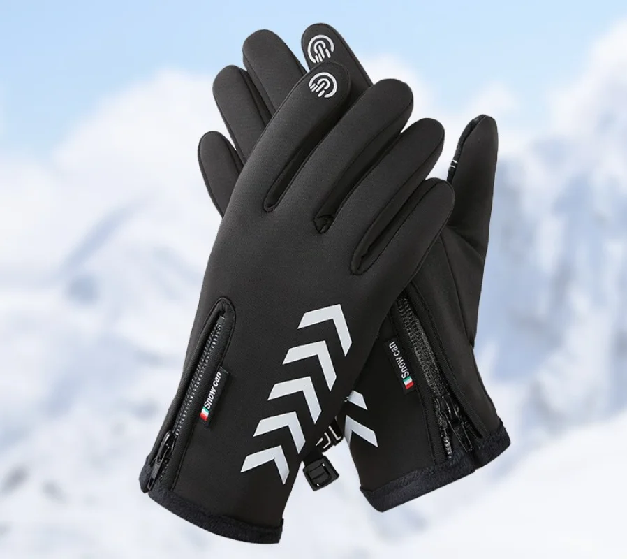 

Winter Warm Gloves Touch Screen Outdoor Cycling Gloves Windproof and Waterproof Mountaineering Ski Motorcycle Sports Gloves