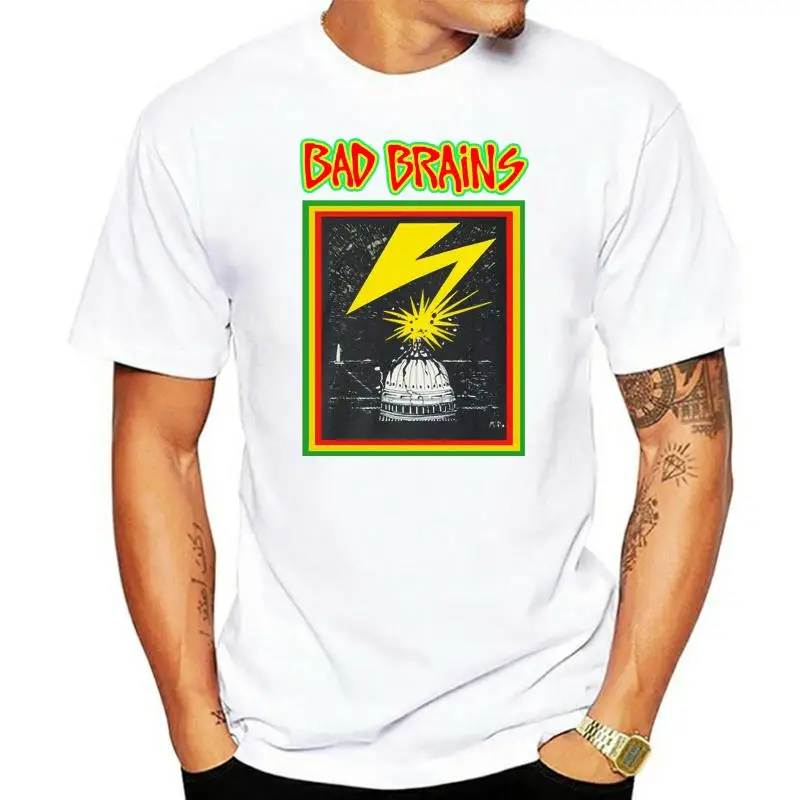 

Мужская футболка с изображением плохого мозга-капитала, желтая, черная, 100% хлопок, размеры S-5XL