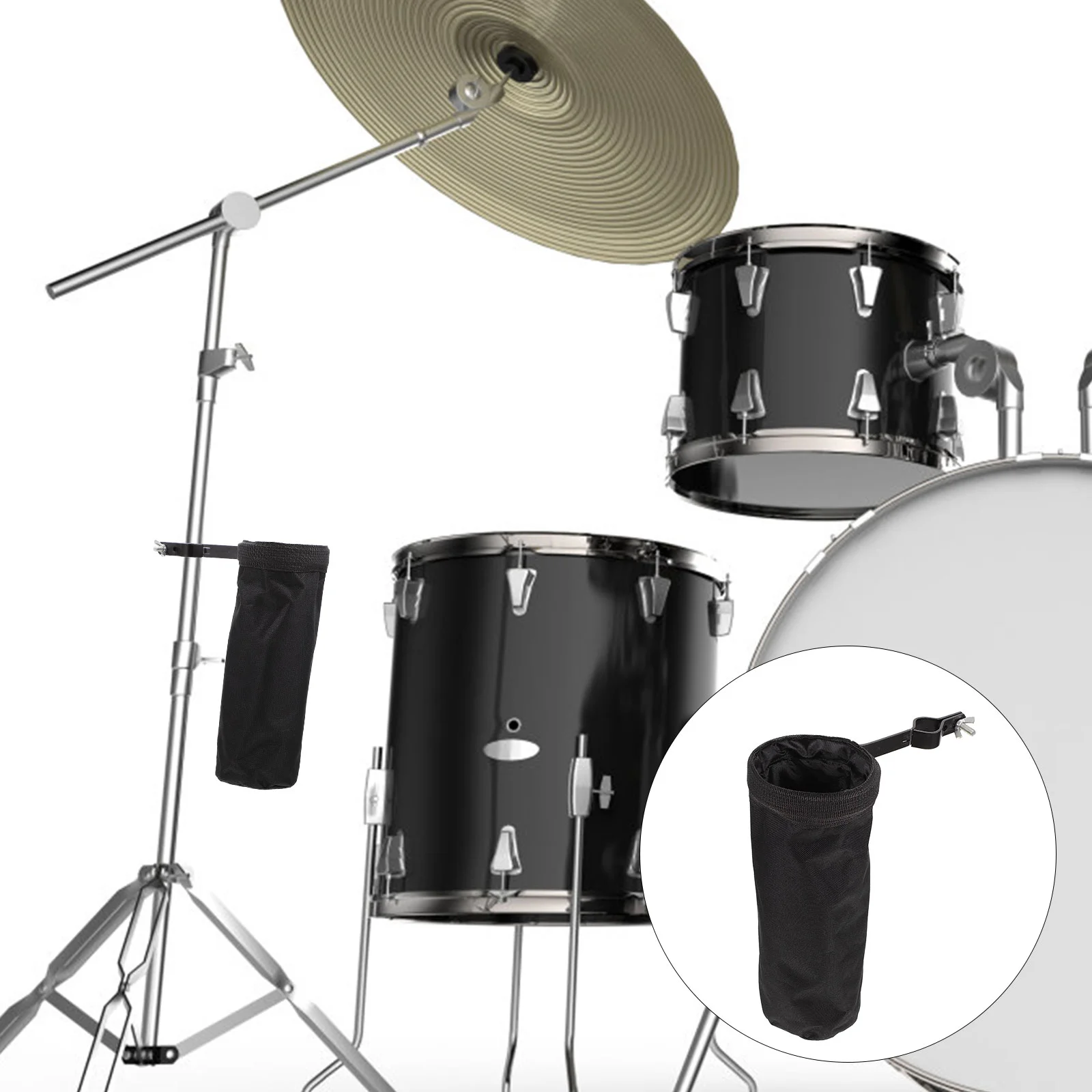 

Practical Drumstick Drumstick Storage Drum Accessory (Black)