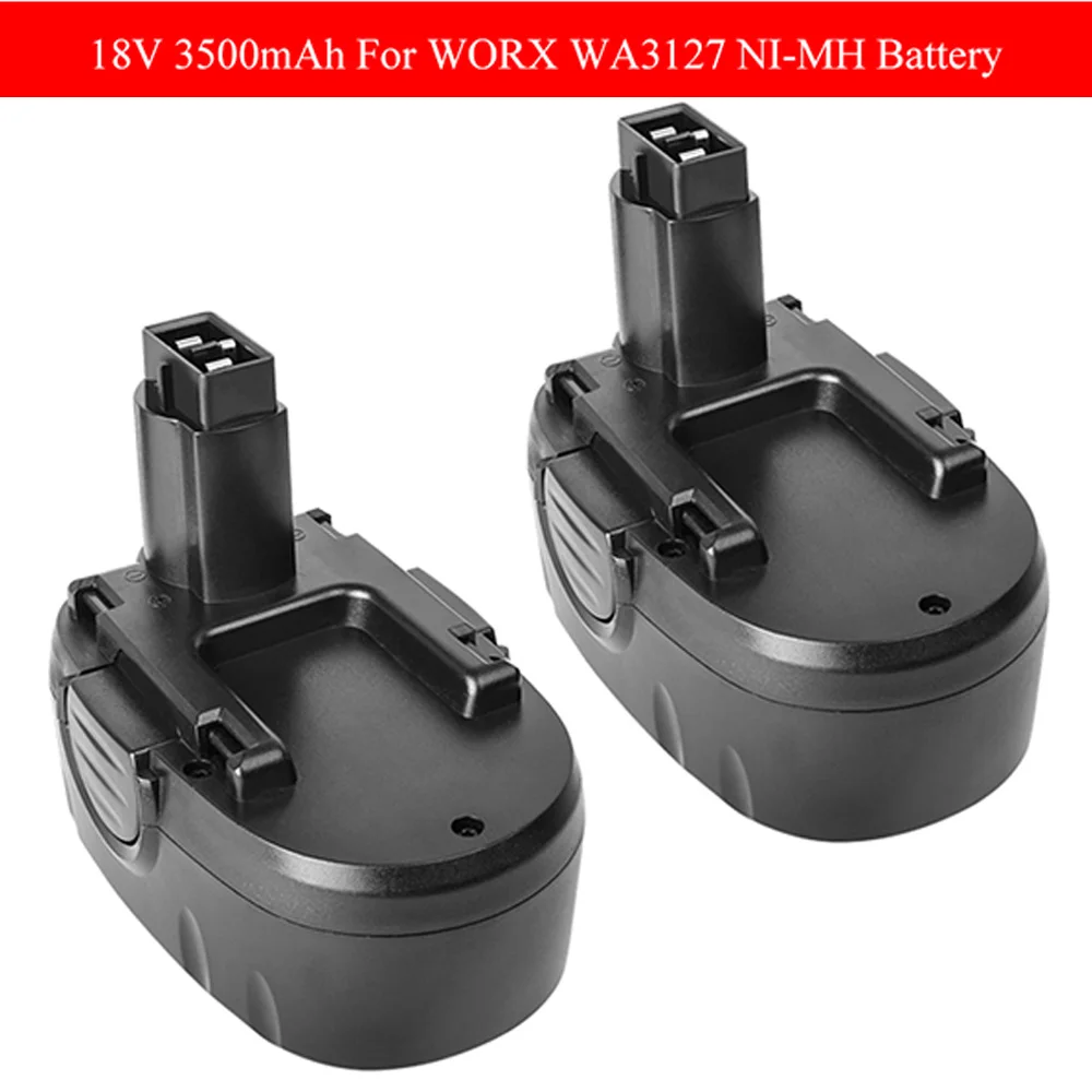 

For WORX WA3127 18-Volt Ni-MH 3.5Ah Battery Replacement WA3152, WG150s, WG152, WG250, WG541, WG900, WG901 Cordless Power Tool