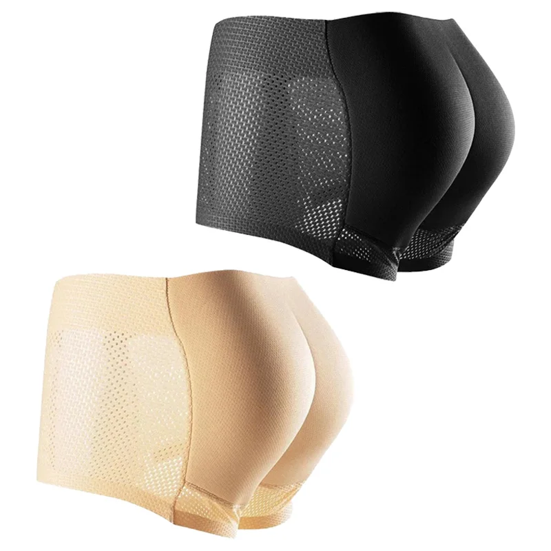 

JOCKMAIL Men Underwear Boxer Sexy Seamless Mesh Shaper Buttick Thickened Sponge Cushion Hip Dummy Hip Hombre Cueca New Panties