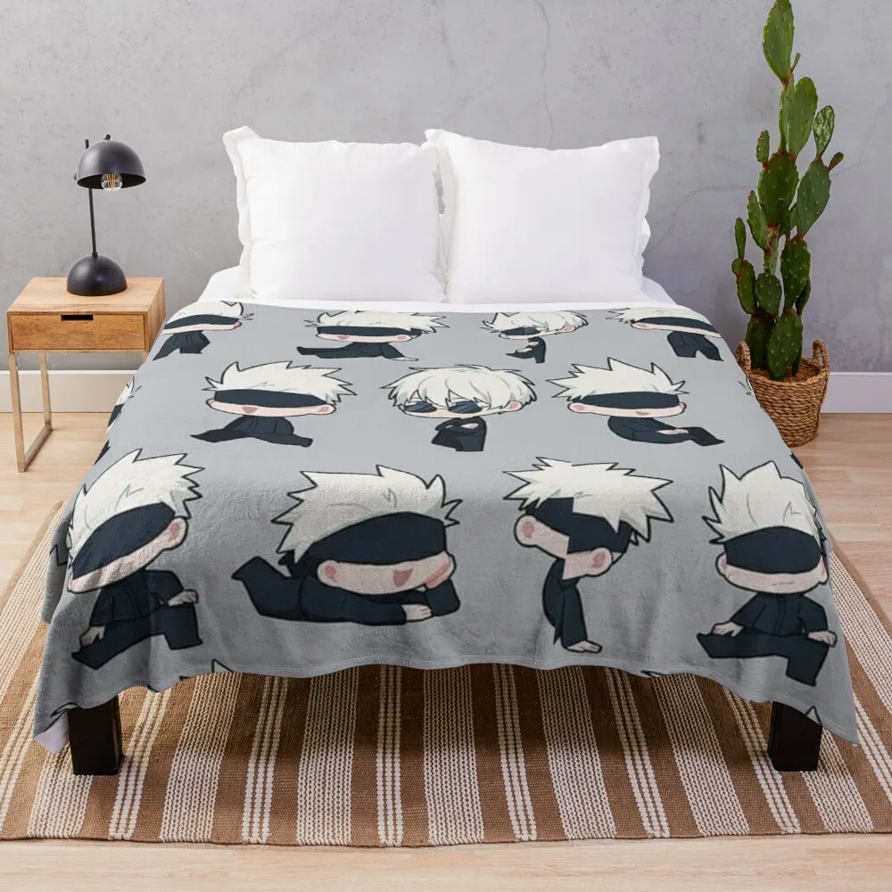 

gojo sensei Throw Blanket luxury thicken blanket