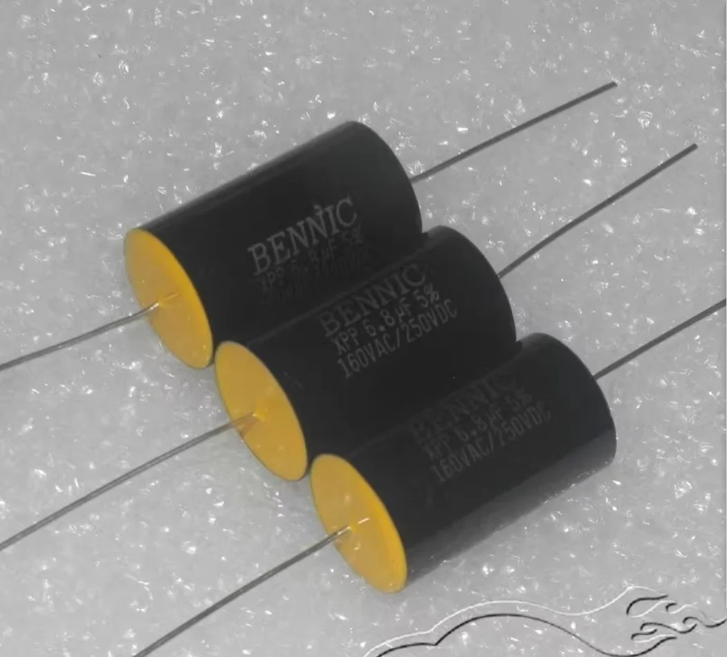 5pcs price 250V6.8UF 685J 160vac 5% 20x36mm BENNIC XPP Fever electrodeless film capacitor