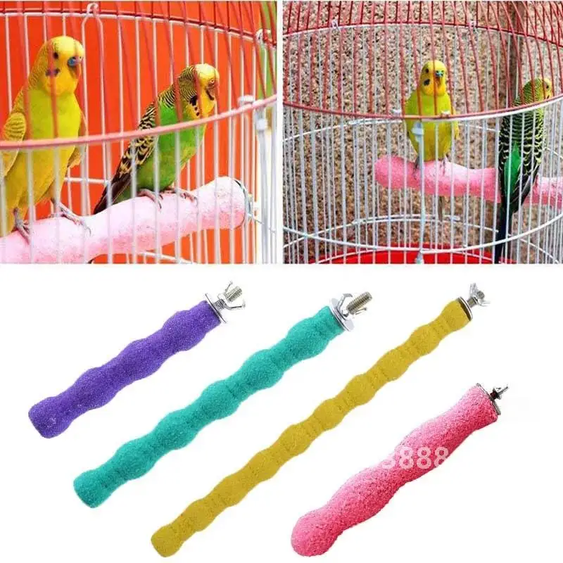 Шлифовальная палочка для птичьей лапы клетка попугая стоячая стойка сплошной