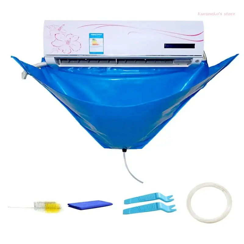

Neko Air Conditioner Cleaning Cover with Water Pipe Protection Dust Washing Bag Tools for Wall Mounted Air Conditioner