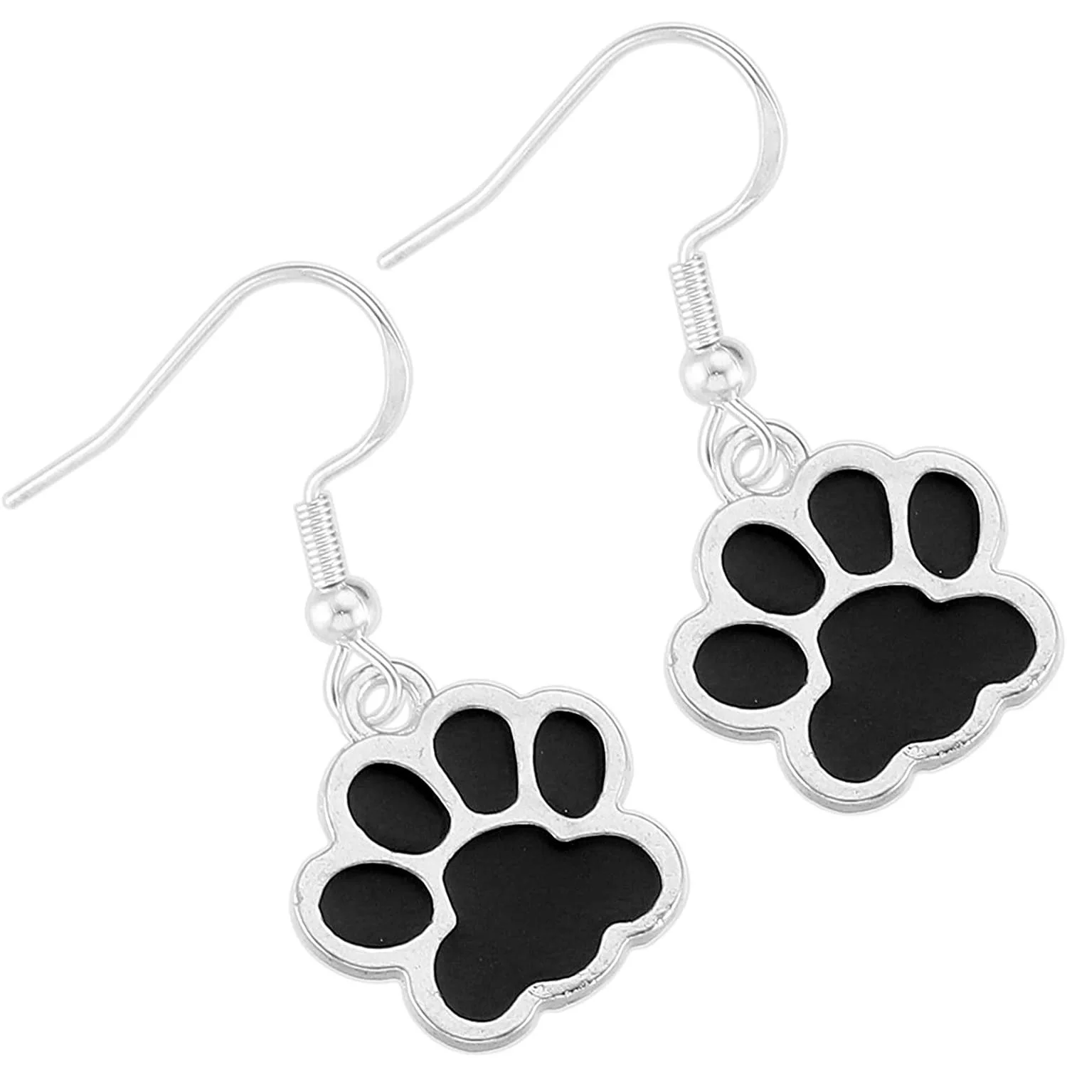 

Dog Lovers Fall for Paw Prints Earrings Pet Unique Fashion Interesting Girl Women Jewelry Accessories Pendant Gift