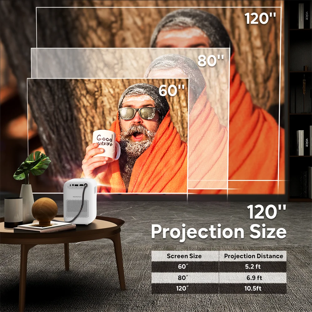 Najtaniej WEWATCH V30 Przenośny Mini Inteligentny Projektor HD Natywny 1080P WiFi Proyector Wbudowany Głośnik Kina Domowego Wideo Projektor Dla Dzieci