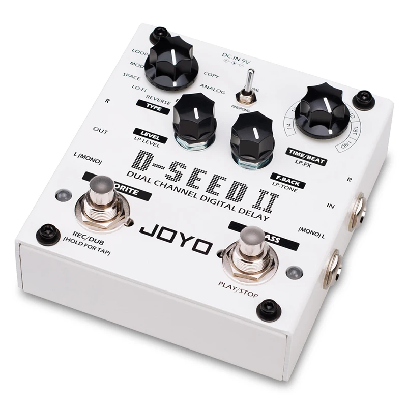 JOYO D-SEED II стерео педаль с задержкой функциональные педали эффектами задержки для