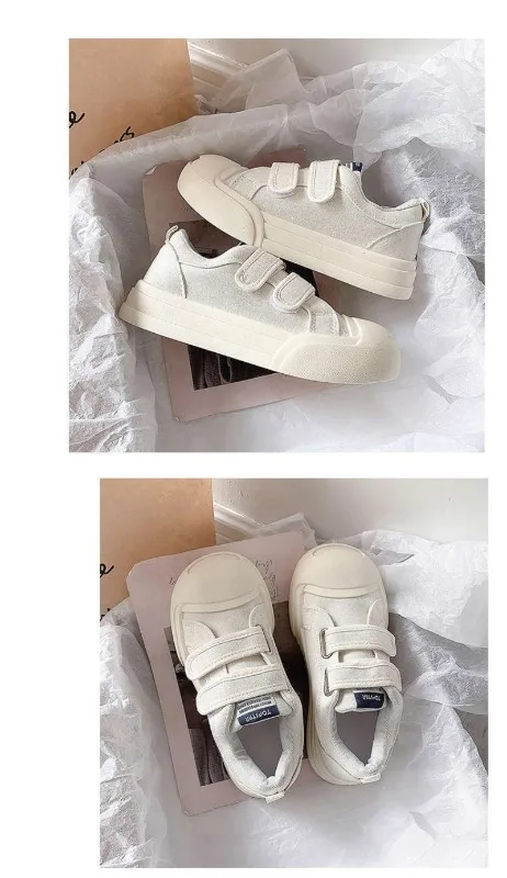 Стильные Белые Парусиновые Туфли На Плоской Подошве С Большой Головкой Для